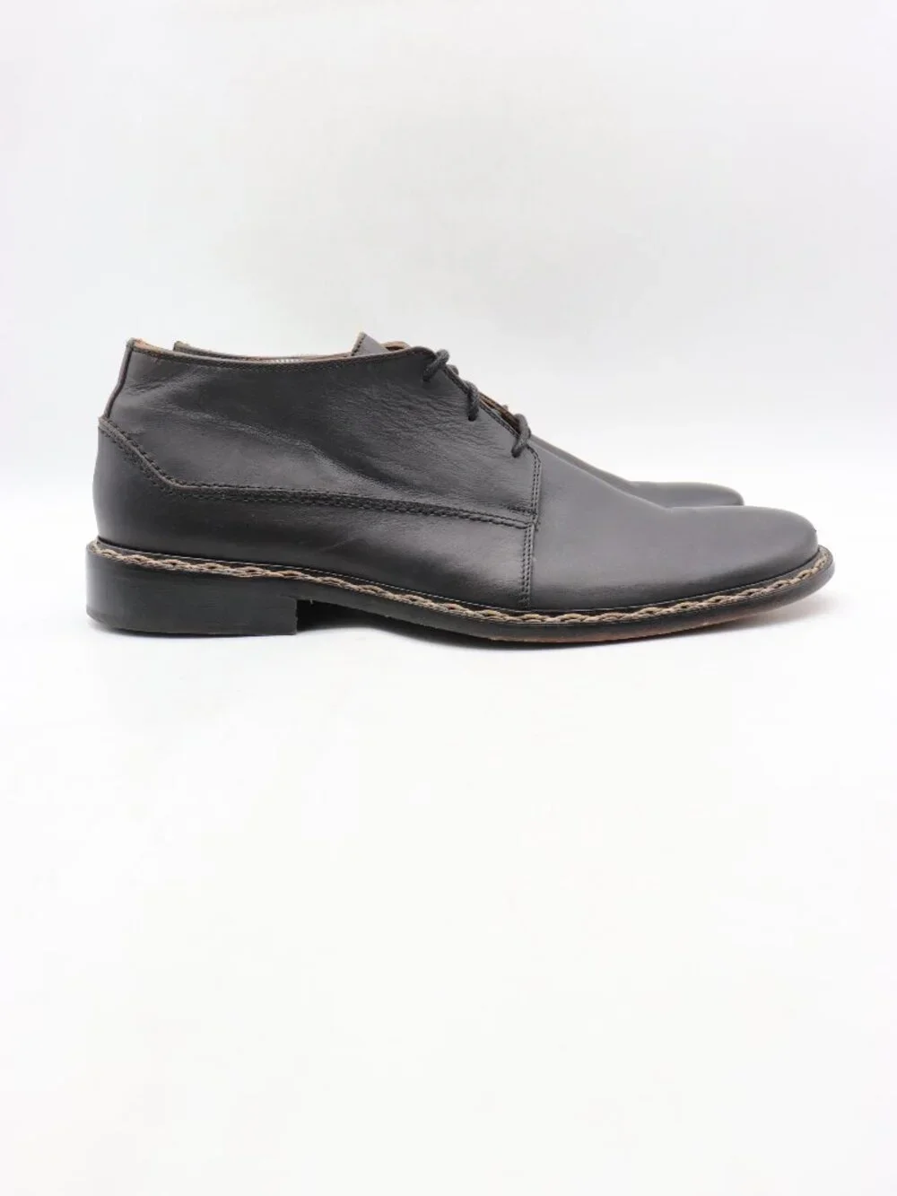 John Varvatos Chukka Boots Men's UK 11.5 / US 12.5 Black Leather Handmade Italy